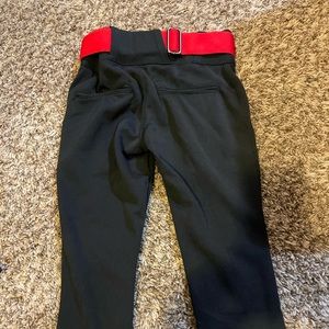 Little girls size Small softball Nike  pants with belt